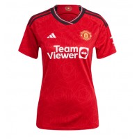 Dres Manchester United Alejandro Garnacho #17 Domaci za Žensko 2023-24 Kratak Rukav